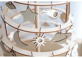 Súprava 8 drevených vianočných dekorácií Spira Medium