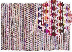 Bavlnený koberec 140 x 200 cm viacfarebný ARAKLI Beliani