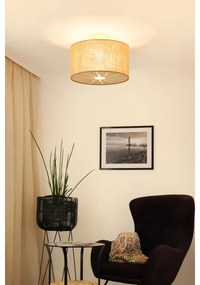 Brilagi - Prisadený luster COUNTRY ROLLER 1xE27/15W/230V pr. 45 cm béžová