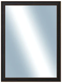 DANTIK - Zrkadlo v rámu, rozmer s rámom 60x80 cm z lišty ANDRÉ veľká čierna (3154)