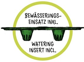 Scheurich Kvetináč Groove Plus, 31 l (karbón)  (100375193)