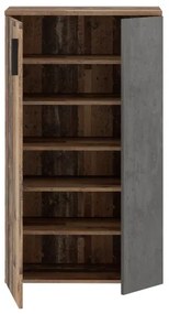 Botník ETON hnedá/antracit