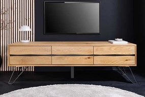 Moderný TV stolík z masívu Living Edge Dub 160cm