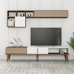 TV szekrény Milan TV - Walnut, White