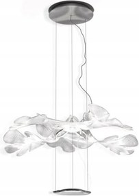 Stropná lampa Artemide Chlorophilia Chrom strieborná listy luxusná Led