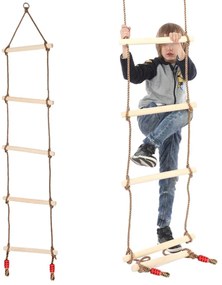 Detský lanový šplhací rebrík - záhradná hojdačka | 190cm