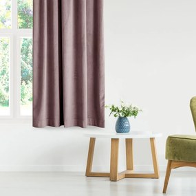 Svetlohnedý zamatový dimout záves 140x270 cm Eyelets – Restilo