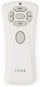 FARO 33481 - Stropný ventilátor WINCHE s diaľkovým ovládačom IP44