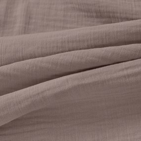 Goldea mušelínová obliečka na vankúš - kávová hnedá 40 x 40 cm