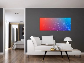 Moderný abstraktný obraz (120x50 cm)