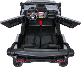 Ramiz Elektrická bugina Gravity pre deti šedá + pohon 4x4 + diaľkové ovládanie