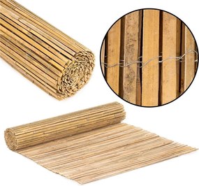 SPRINGOS Bambusová rohož na balkón a plot 1,8 x 5 m – maskovací kryt a zástena GA0229