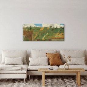 Obraz - Edouard Vuillard, Landscape of the Ile de France, reprodukcia (120x50 cm)