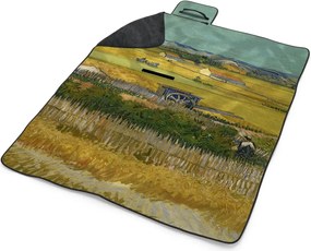 Sablio Plážová deka Úroda - Vincent van Gogh: 200x140 cm