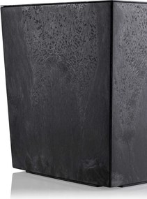 PLASTOVÝ KVETINÁČ BLOOM 36X56 CM IMITÁCIA BETÓNU ČIERNA