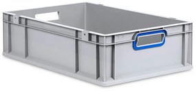 Sada 5 kusov - Eurobox Next Gen 2.0 - Stohovateľná nádoba s otvorenými rukoväťami - Modrá - 600 x 400 x 170 mm