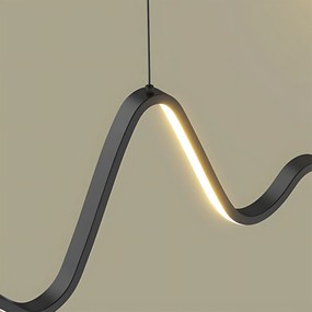 Toolight Toolight, LED závesné osvetlenie 120cm, 36W, 3000K, LHJ033-CP, čierna matná, OSW-60020
