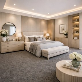 Lano, Metrážny koberec Aura 820, na mieru, šíře 4m,5m, hnedá, ab (mriežka), chodba / predsieň