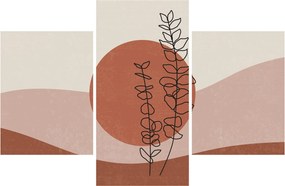 Obraz - Boho listy N⁰1 (90x60 cm)