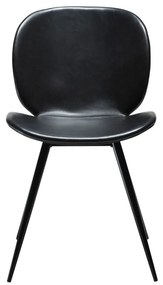 Čierna koženková stolička DAN-FORM Denmark Cloud