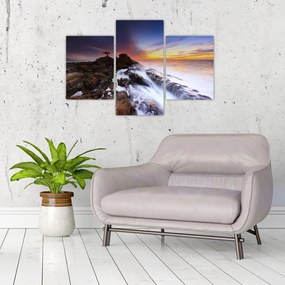 Obraz hory v hmle (90x60 cm)