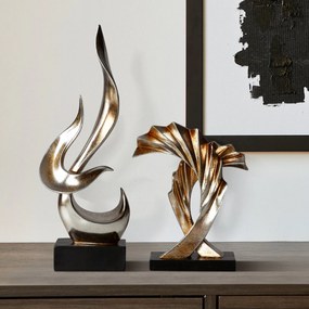 DEKORAČNÁ SOŠKA ZOE 20X8X25 CM ZLATÁ