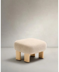 Béžová ženilková podnožka Nema – Kave Home