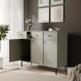 Moderná komoda RAY 125 cm eukalyptus