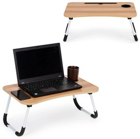 ModernHome Malý stolík na notebook 60x40cm - Drevo