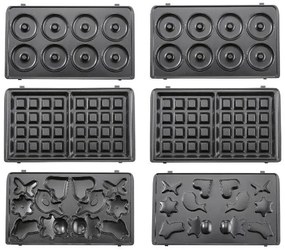 Silvercrest®  Kitchen Tools Vaflovač s vymeniteľnými platňami Swew 750 D4/Sowew 750 D4 (fialová)  (100387639)