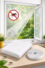 AFF Sieť do okna proti hmyzu - 130 x 150 cm - biela
