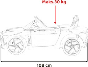Ramiz Bentley Bacalar batériové auto pre deti Zelené + diaľkové ovládanie + EVA + pomalý štart + LED Audio