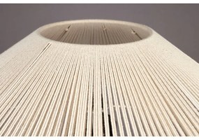 Čierno-biela stolová lampa s textilným tienidlom (výška 62 cm) Elon – Dutchbone