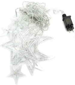 Aigostar - LED vonkajší vianočný reťazec 120xLED/6W/230V/8 funkcií 3x0,6m IP44 studená bielaDO