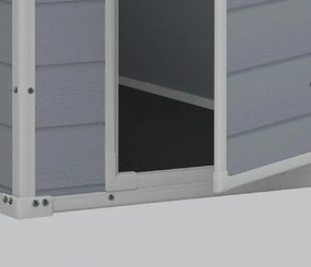 Záhradný domček Keter MANOR 4 x 3 šedý, s podlahou