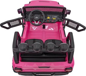 Ramiz OFF-ROAD 3.0 terénne auto pre deti Ružové + Diaľkové ovládanie + Pomalý štart + Pásy + LED zvuk