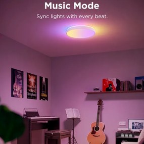 Govee - LED RGBIC Stmievateľné stropné svietidlo LED/49W/230V 2700-6500K Wi-Fi