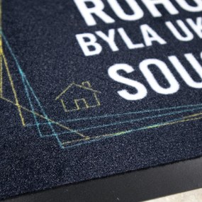 Mercury Flooring, Táto rohožka bola ukradnutá susedom 40x60 cm - na von aj na doma, 40x60, čierna