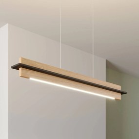 Rothfels Lexa závesné LED, dub/čierne 78 cm