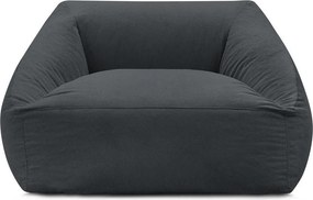 Tmavosivý menčestrový sedací vak Lilibet – Bobochic Paris