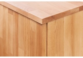 Šatníková skriňa z bukového dreva 135x206 cm Vento 3 - The Beds