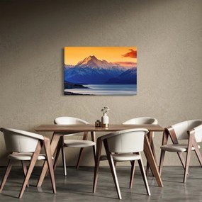 Obraz - Jazero Pukaki (90x60 cm)