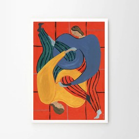 The Poster Club Plagát Hold You Red by Sofia Lind 50x70 cm