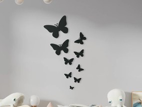 drevko Drevená nálepka do detskej izby Motýle
