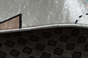 Detský koberec protišmykový BAMBINO 61590 krémový / modrý