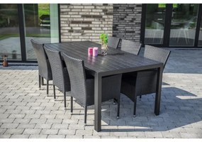 Bezúdržbový kovový stôl Viking XL 190cm