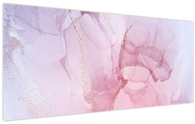 Obraz - Ružové škvrny (120x50 cm)