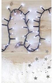 LED Vianočná vonkajšia reťaz 400xLED/13m IP44 studená biela