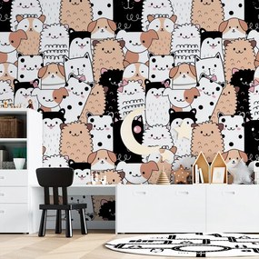 Sablio Tapeta Roztomilé zvieratká - 336x220 cm