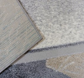 BE Koberec Siesta 1151 BEIGE GREY – sivý obdĺžnikový Rozmer: 200x290 cm